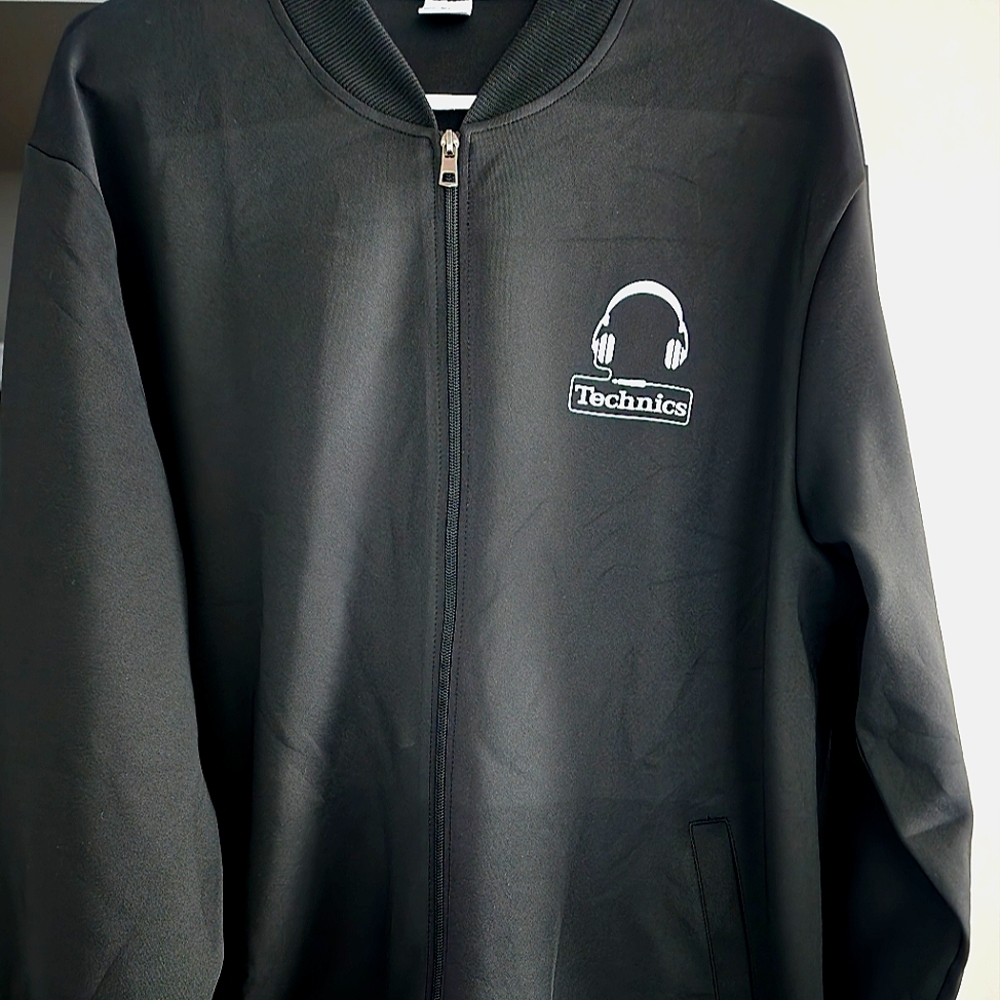 Technics Black Headphone Logo Jacket